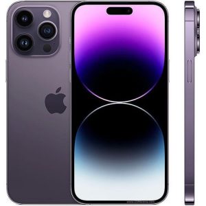 apple iphone 14 pro max 6.7" 256gb rom 6gb ram ios 16 nano sim deep purple